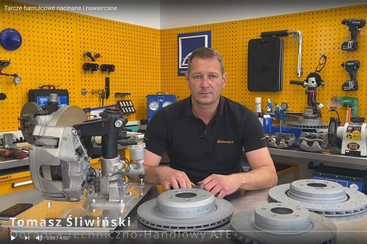 Tarcze hamulcowe nacinane i nawiercane